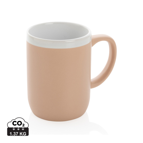 Mug bord blanc finition mat publicitaire 300 ml