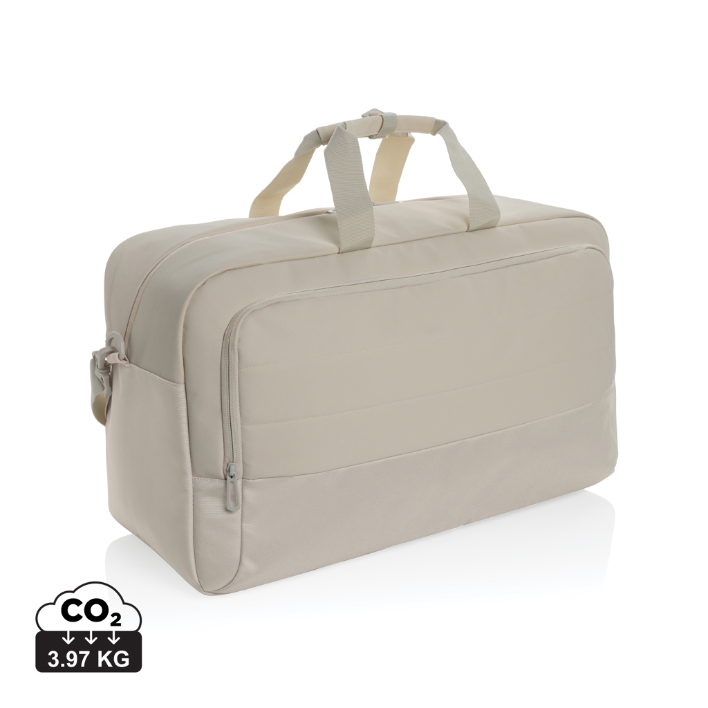 Sac week-end publicitaire PET recyclé Armond Beige