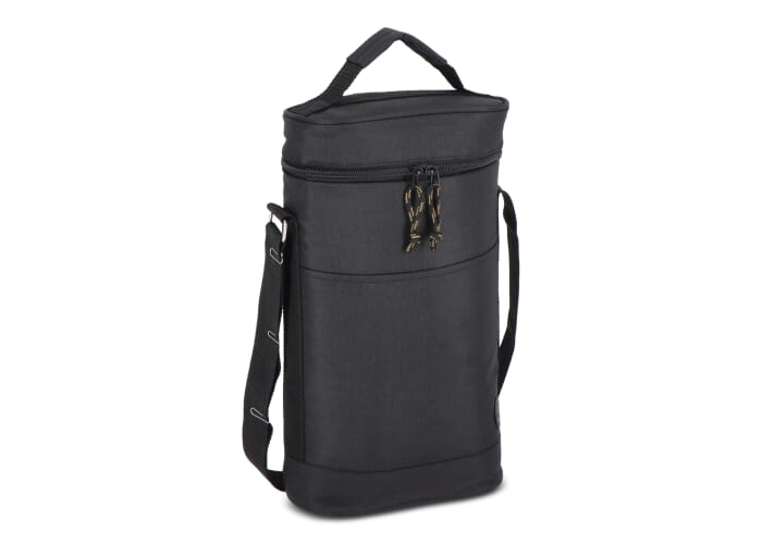 Sac bouteille isotherme publicitaire City Sagaform Noir