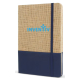 Carnet A5 promotionnel en jute R-PET