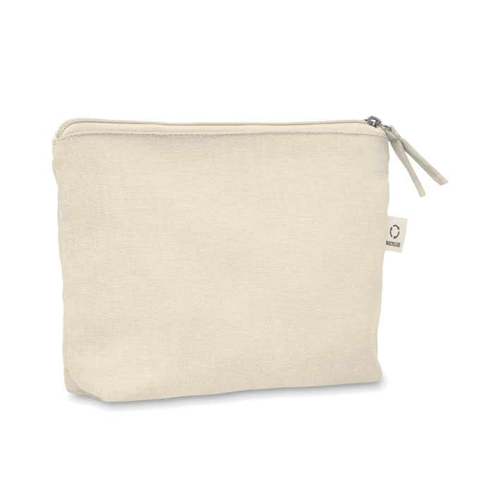 Trousse cosmétique coton recyclé 320g à personnaliser Elnas Beige