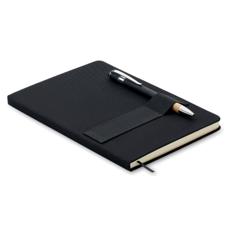 Carnet rPET A5 personnalisable avec stylo NOTA