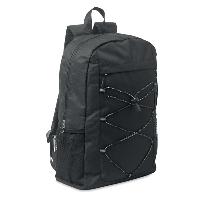 Sac à dos rPET 600D personnalisable HIGE Noir