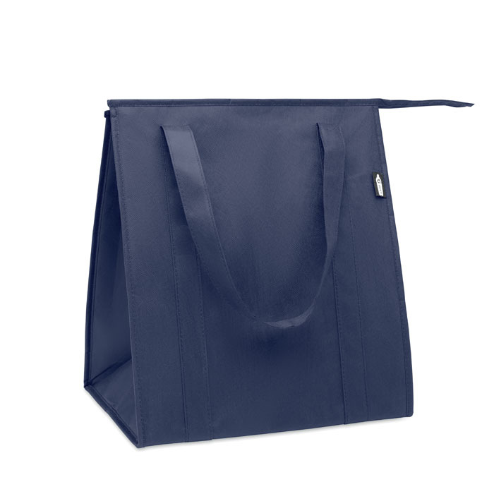 Sac publicitaire isotherme rPET intissé WOOLER Bleu