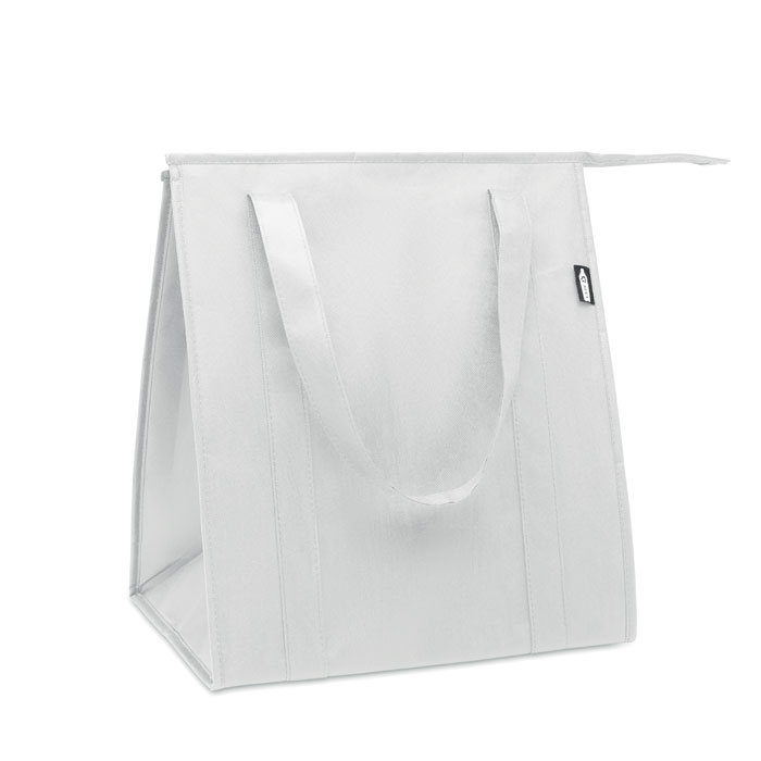 Sac publicitaire isotherme rPET intissé WOOLER Blanc