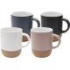 Tasse céramique et liège personnalisable 300ml finition matte Billie